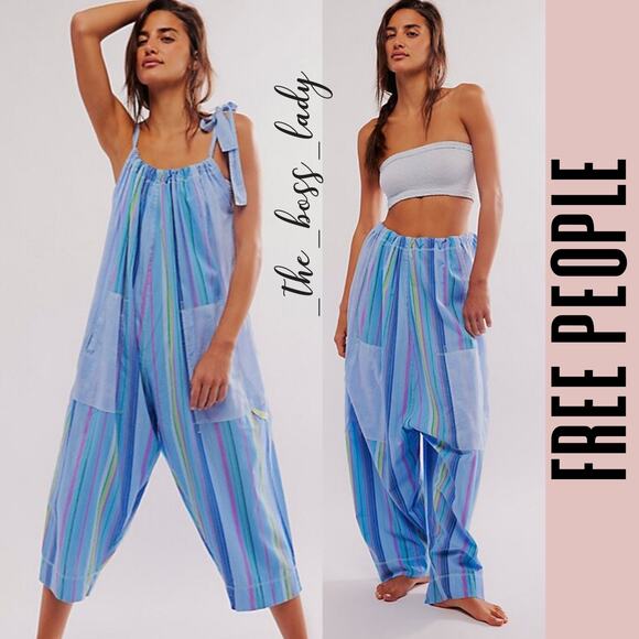 Free People jumpsuit Small convertible harem pants cotton one-piece romper